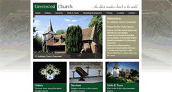 Desktop Screenshot of greenstedchurch.org.uk